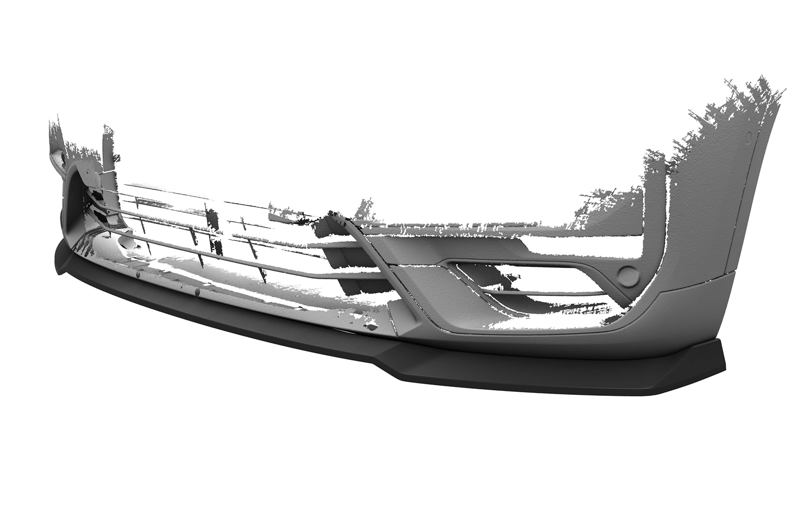 Voorspoiler BMW X1 (F48) glans zwart 2019–