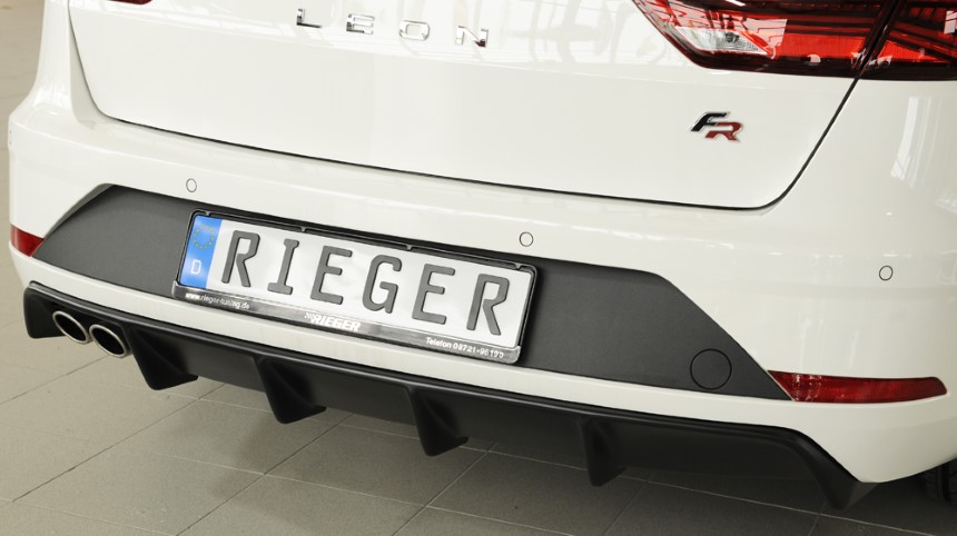 Diffuser Seat Leon FR (5F) Rieger dubbele uitlaat links
