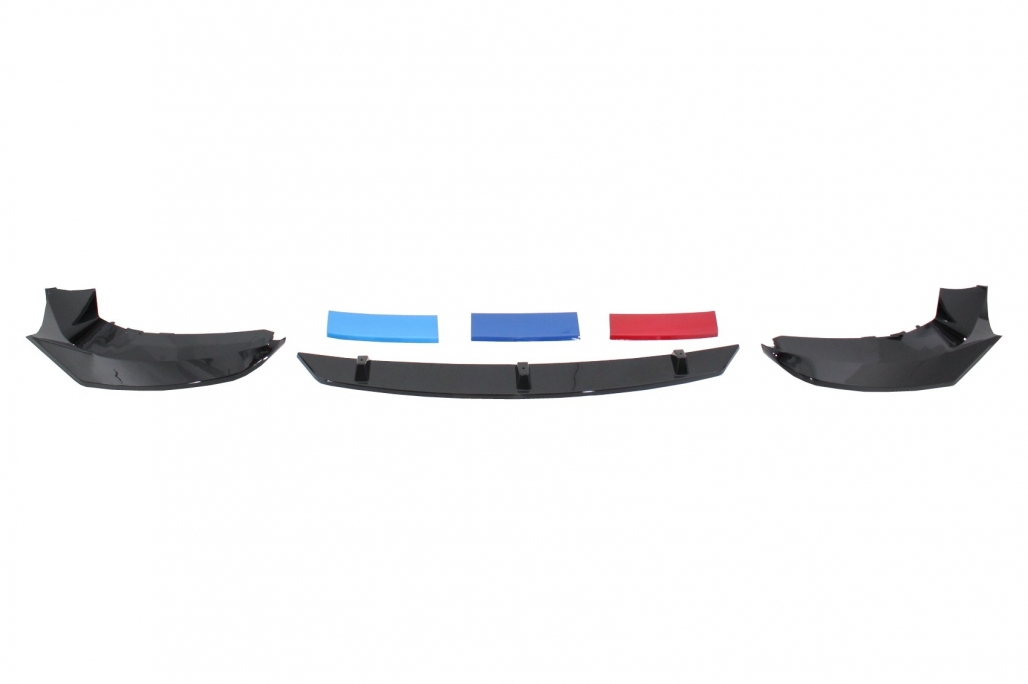 Voorspoiler BMW 5 Serie G30 G31 17-20 M Performance Look M Stripes