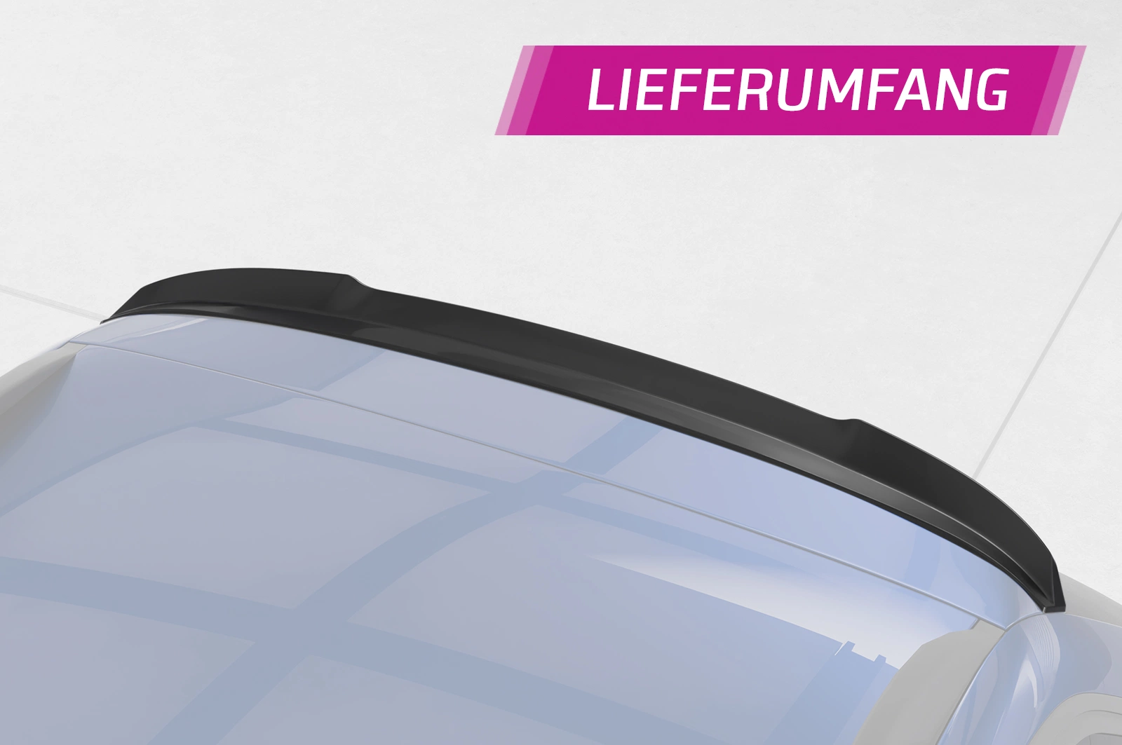 Achterspoiler BMW 3er E46 glans zwart