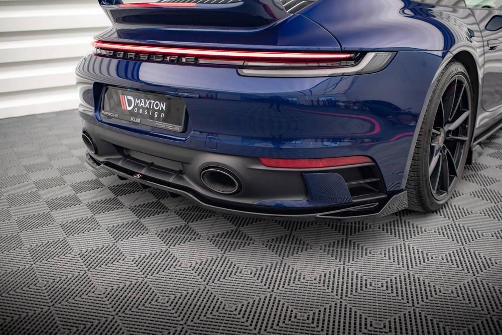 Diffuser V.2 Porsche 911 Carrera 992 Aero Pack Maxton Glans Zwart