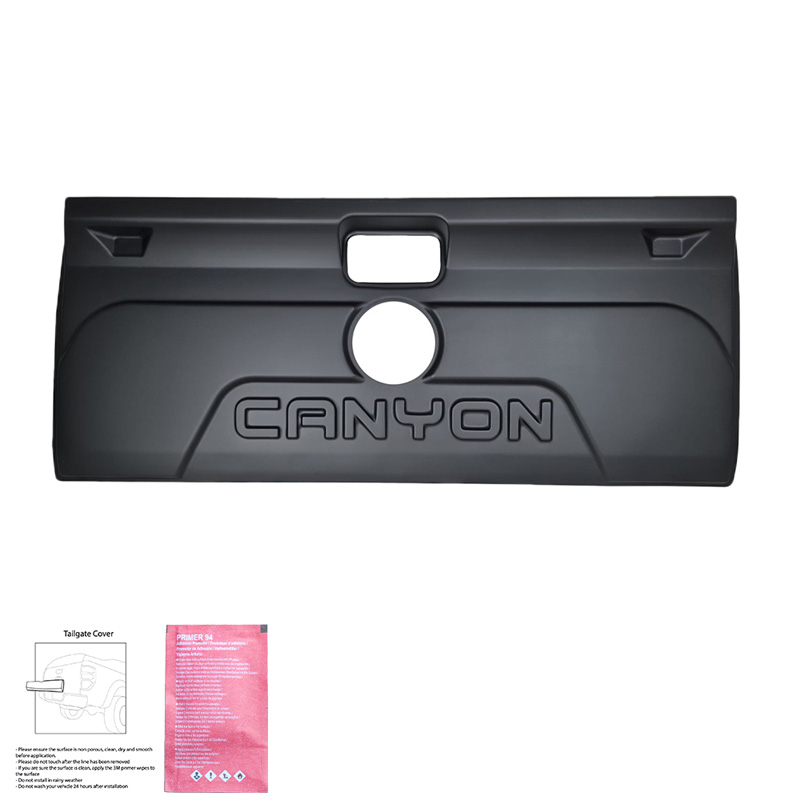 Achterklepcover  Volkswagen Amarok MK1 2010-2022 - Versie 2 - Matzwart