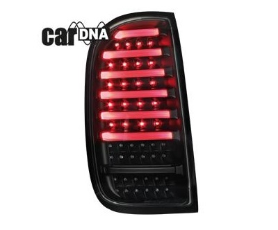 Taillights Dacia Duster LED 11- Black/Smoke