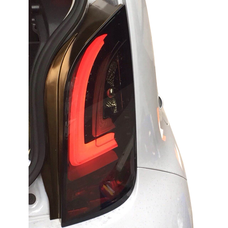 Set LED Achterlichten  Volkswagen Up! & Skoda Citigo 2011- - Zwart/Rookgrijs/Goud