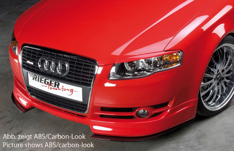 Spoilerzwaard voor Spoilerlip Audi A4 8E B7 11.04- Rieger
