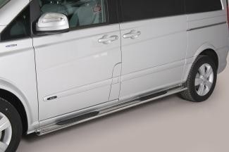 Side bars Mercedes Viano/Vito 2010- design normal steps