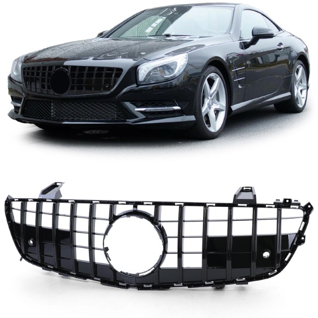 Grill Mercedes SL R231 12-16 GT Design Zwart