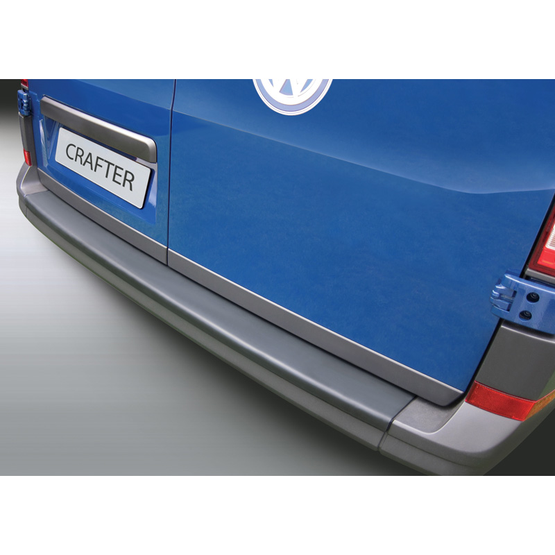 ABS Achterbumper beschermlijst  Volkswagen Crafter 2017- & MAN TGE 2017- Zwart