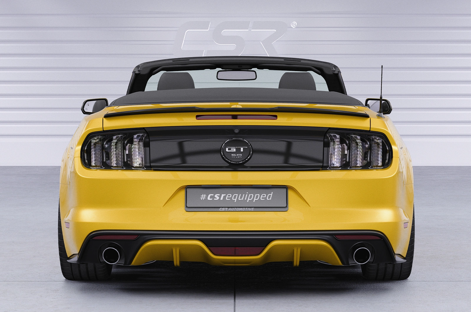 Achterspoiler Ford Mustang VI (2014–2023) Glans Zwart – CSR Automotive