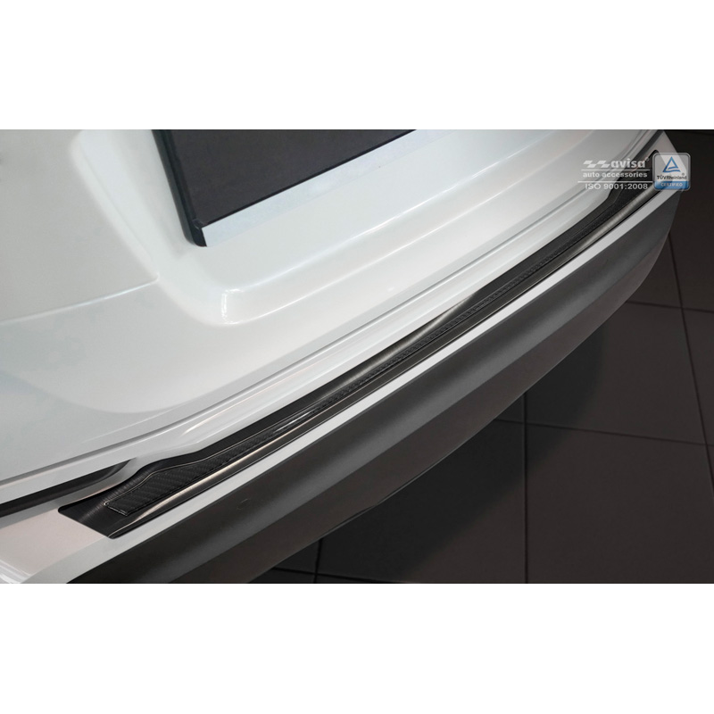 RVS Achterbumperprotector 'Deluxe'  Toyota C-HR 2016-2019 & Facelift 2019-2023 Zwart/Zwart Carbon