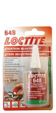 Loctite 229312 Borgmiddel hoge sterkt (groen) 24ml