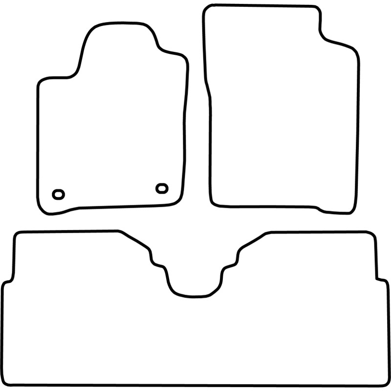 Automatten Velours  Renault Scenic 2000-2003 (+ vakjes)