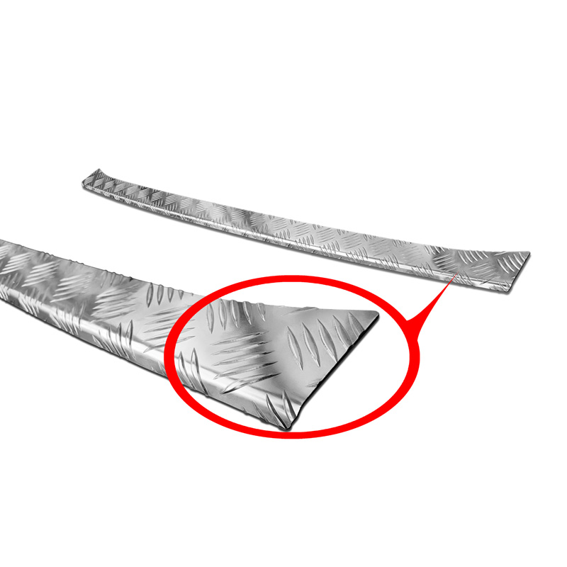 Aluminium Achterbumperprotector  Mercedes Sprinter III 2018- 'Riffled plate'