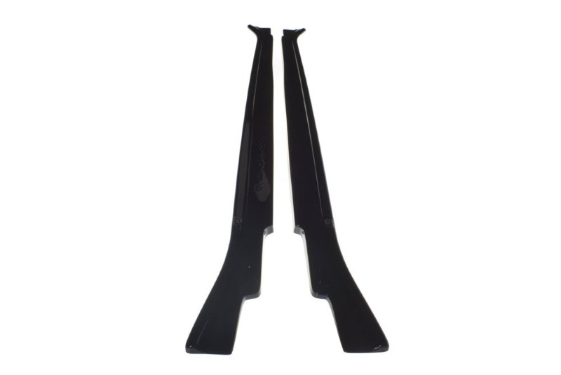 Zijskirts Diffusers BMW X5 E70 Facelift M-Pack Glanzend Zwart