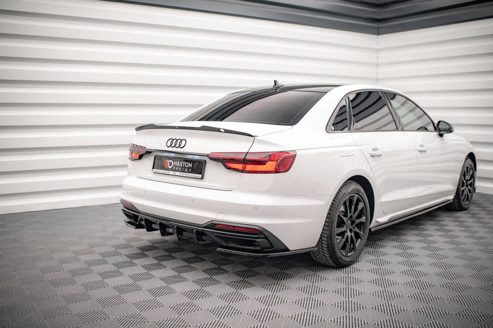 Zijdiffuser Audi A4 B9 FL Maxton Glans Zwart