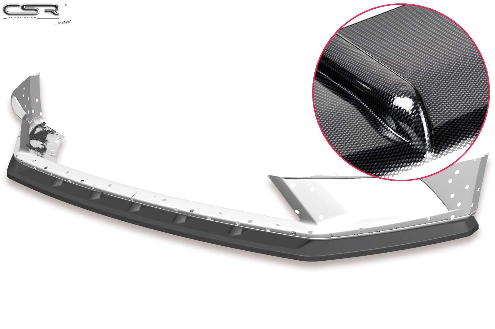 Cup spoiler slip carbon look voor Seat Leon III (type 5F)