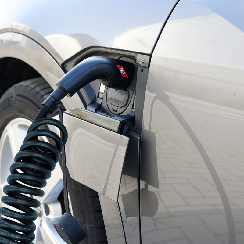 Carpoint Spiraal Laadkabel Elektrische Auto Type2>2 16A 3-Fase 6-meter