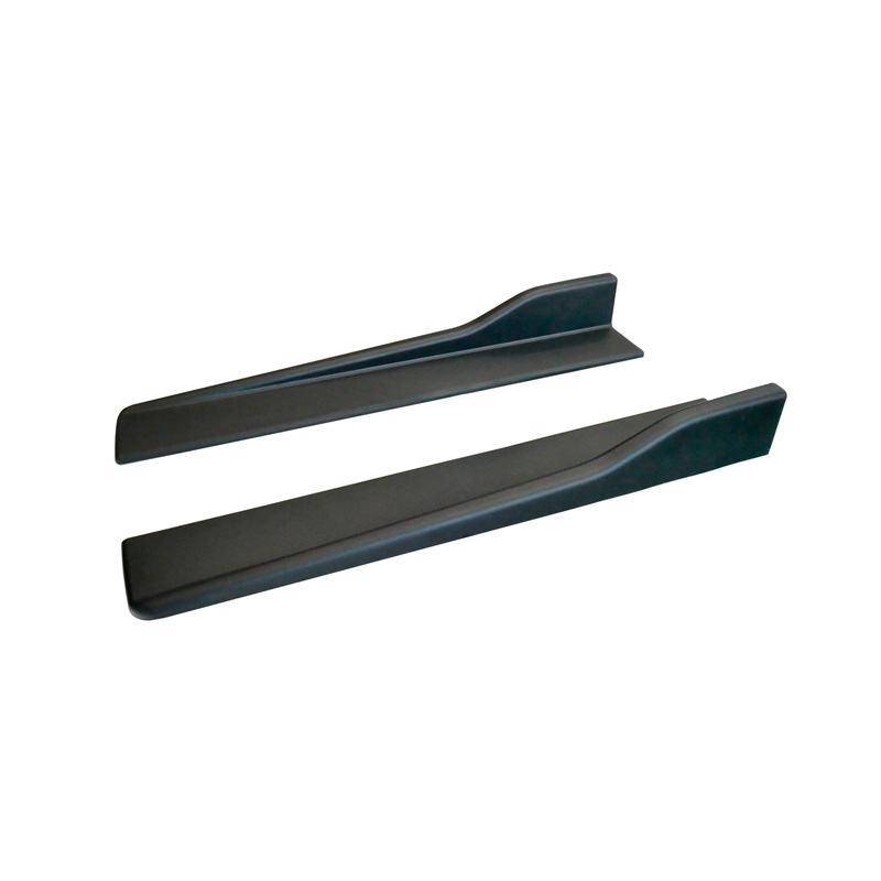 Simoni Racing Set universele sideskirts 'Wings' - Set à 2 stuks - ABS Zwart