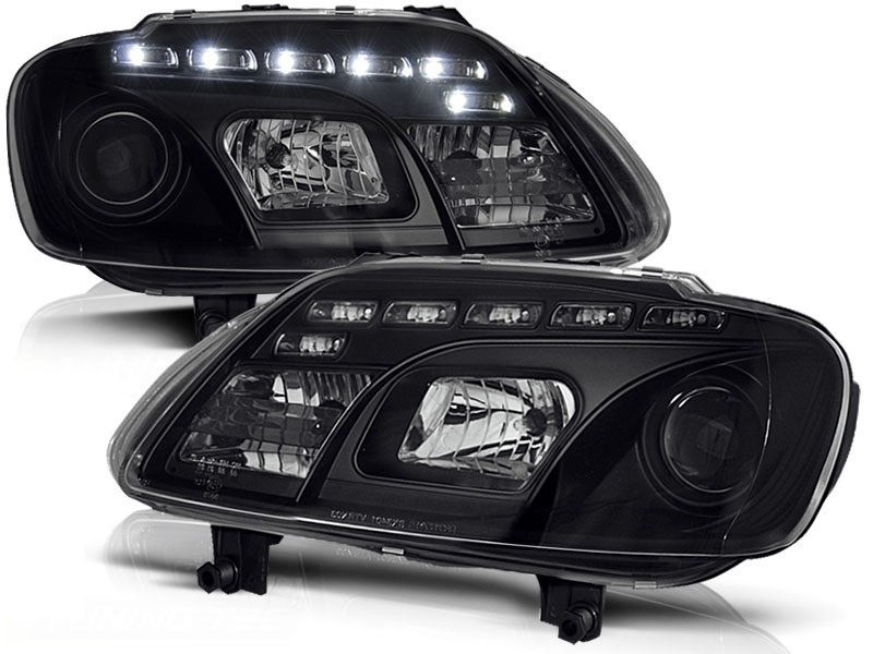 Faros VW Touran Dayline Los ojos del Diablo Black