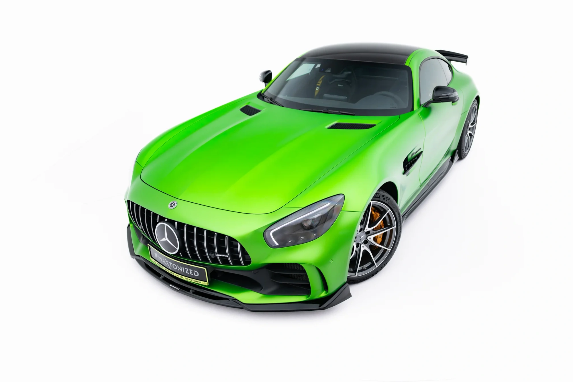 Voorspoiler Mercedes-AMG GT R C190 Facelift Glans Zwart