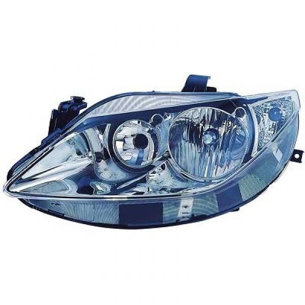 Koplamp links IBIZA 09->> VALEO H7+H7