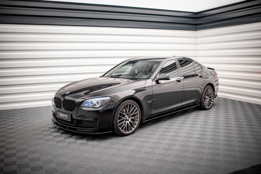 Zijskirts BMW 7 Serie M-Pakket F01 Maxton Glans Zwart