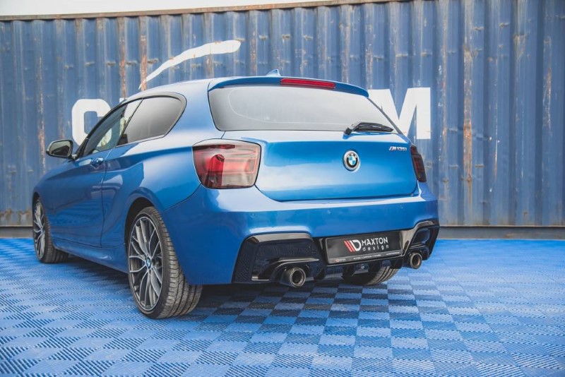 Diffuser BMW 1-Serie M135I F20 Maxton Design glans zwart