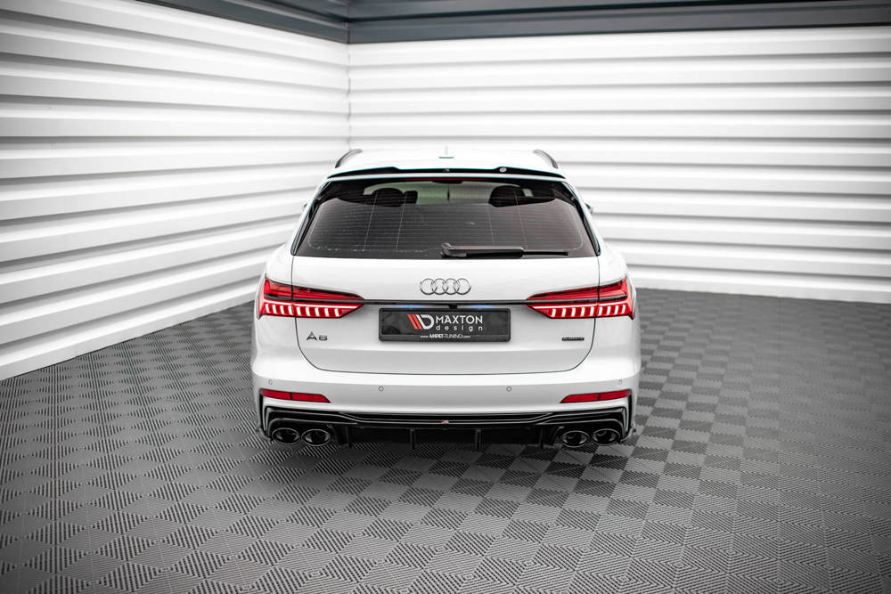 Spoiler Audi A6 S-Line / S6 C8 Avant Glans Zwart Maxton