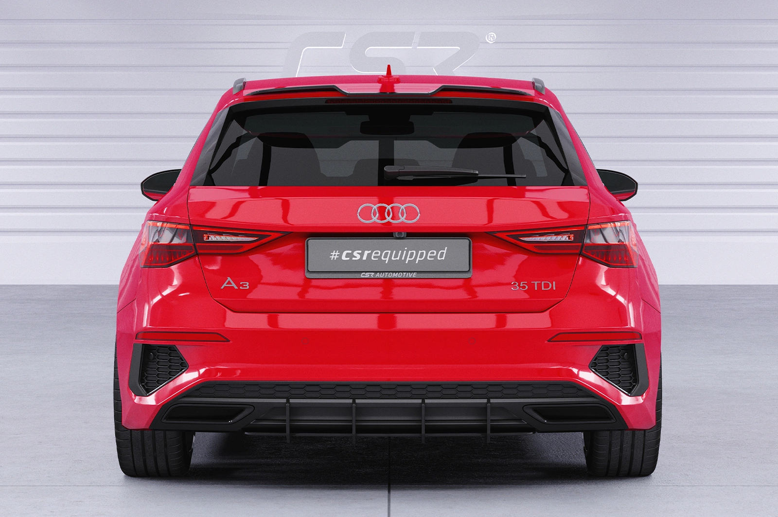 Achterspoiler Audi A3 Sportback S-Line/S3 (8Y) Glans Zwart 2020 – CSR Automotive