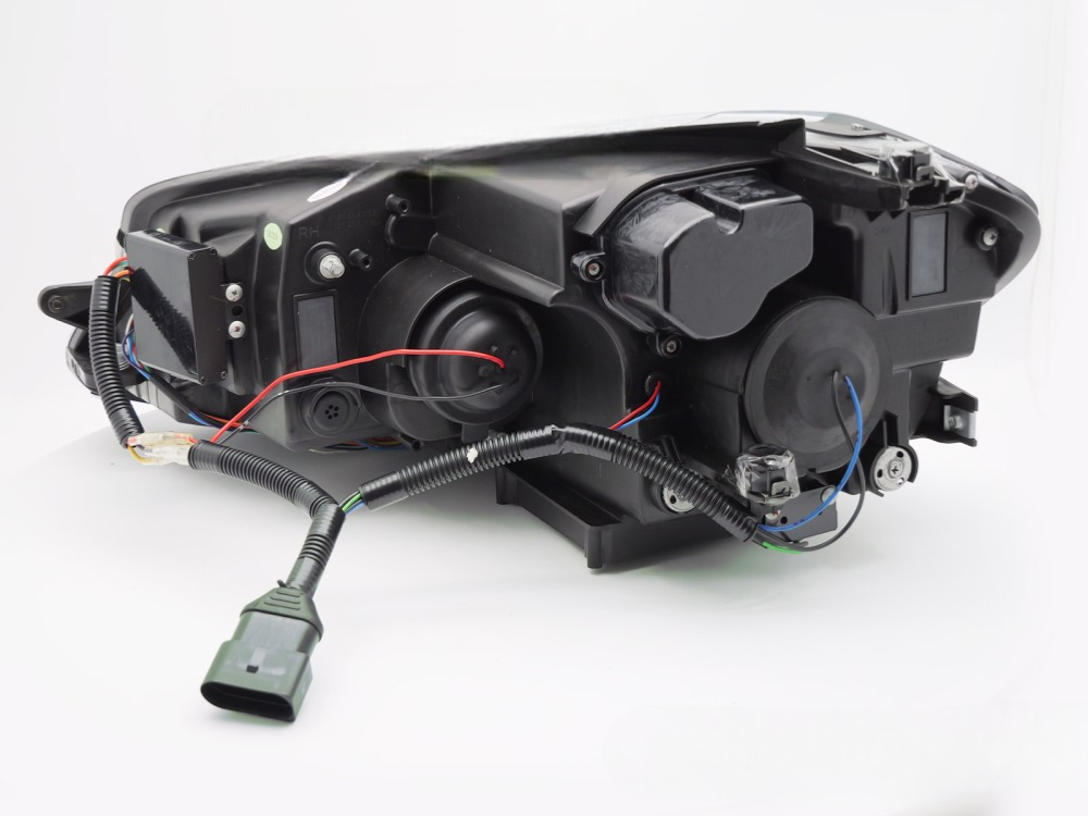 Headlights VW Golf VII with led DRL 12- black