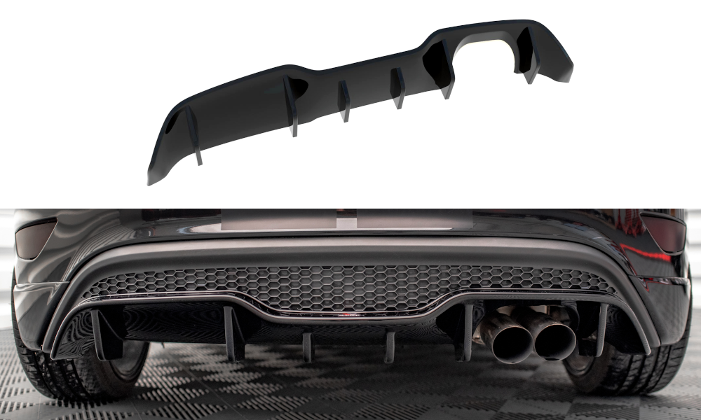 Diffuser Ford Fiesta ST Mk7 FL 5 Deurs Glanzend Zwart