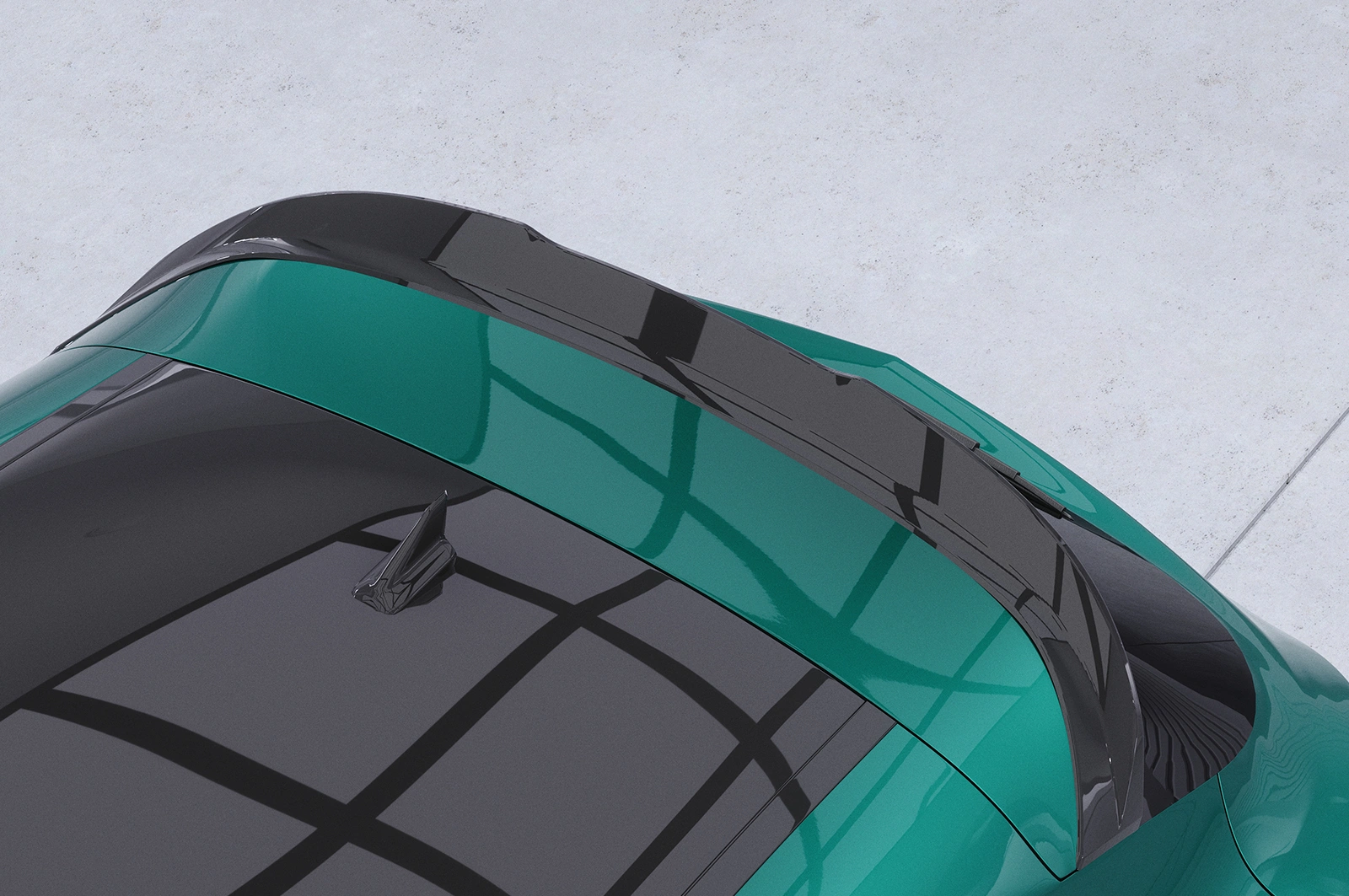 Achterspoiler Opel Astra J glans zwart