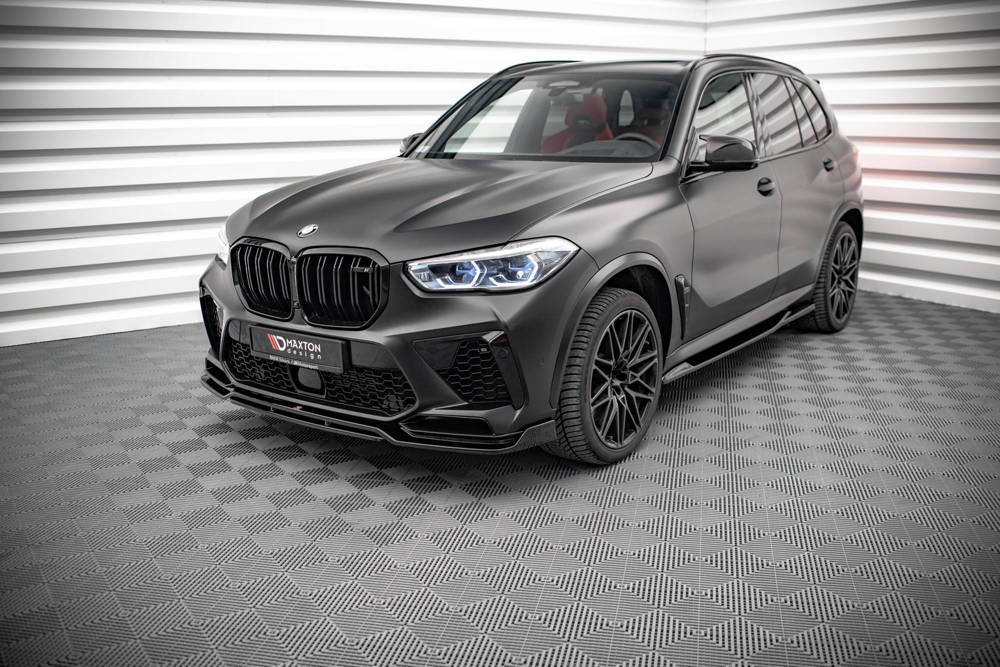 Zijskirts BMW X5M G05 Maxton Glans Zwart