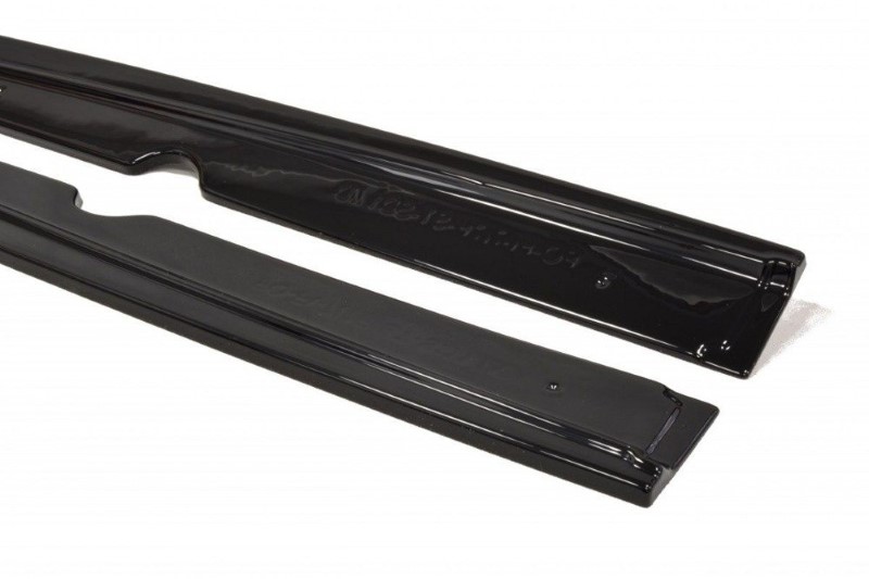 Zijskirts Diffusers Ford Fiesta ST / ST-Line Mk7 / Mk7 FL Glanzend Zwart