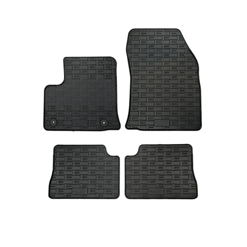 Rubber matten  Peugeot e-208 / Opel e-Corsa F / Citroën DS3 Crossback Electric 2019- / Lancia Ypsilon EV 2024- (4-delig + montagesysteem)