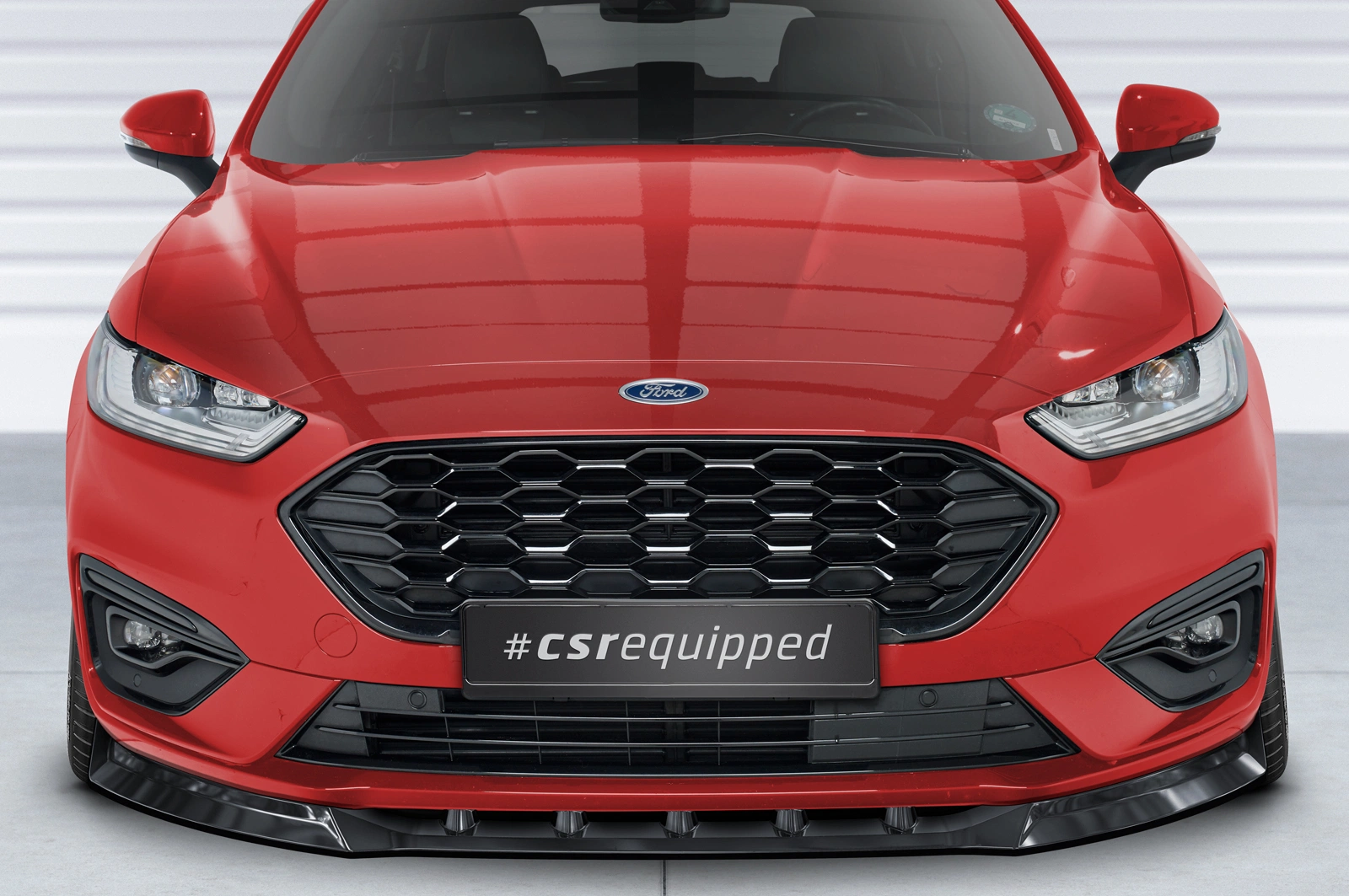 Voorspoiler Ford Mondeo MK5 BA7 Turnier ST-Line 2019-2022 – Glans Zwart