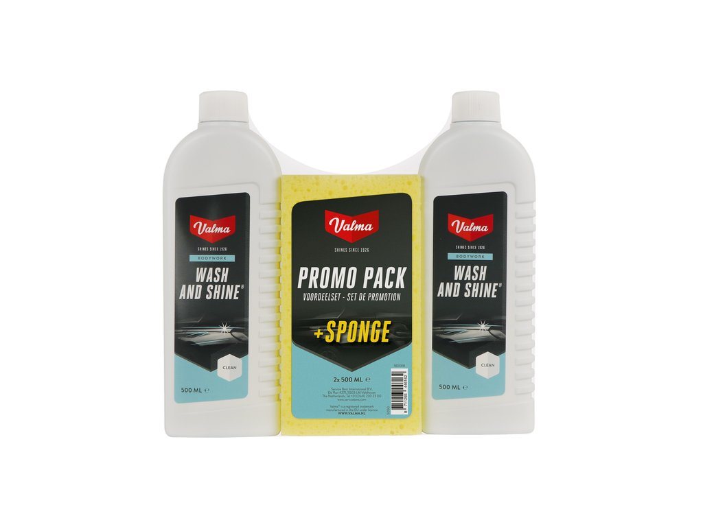 Valma S05G Wash and Shine + Spons 2x500ml