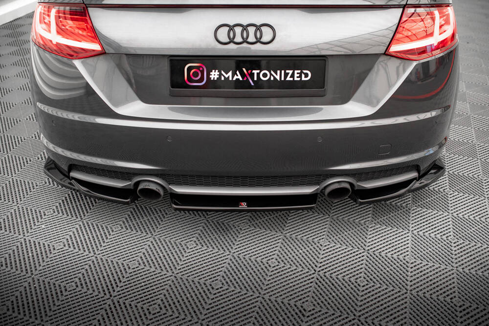 Diffuser Audi TT S-Line 8S Maxton Glans Zwart