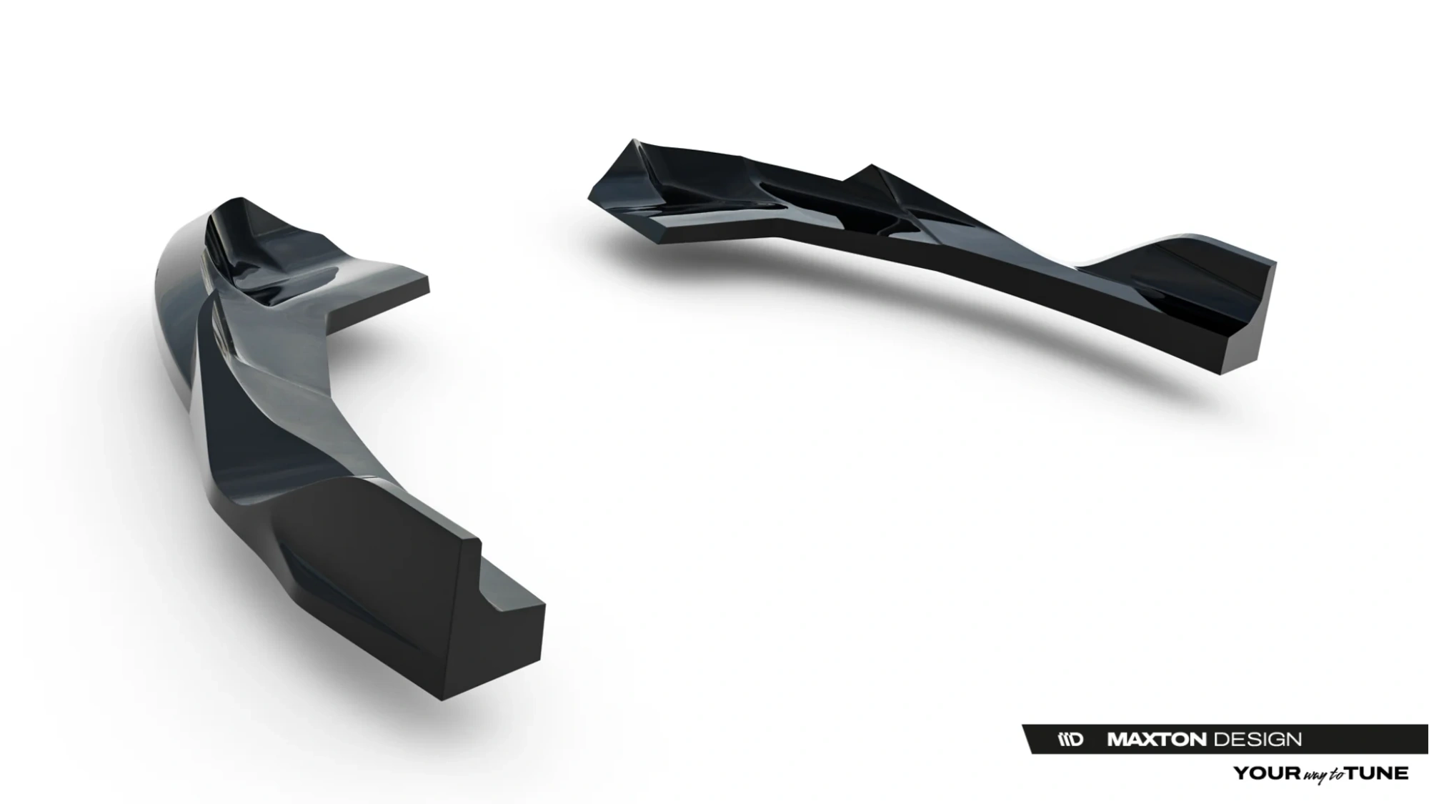 Zij-Diffuser Audi RS3 Sedan 8Y Facelift Maxton Glans Zwart V.2
