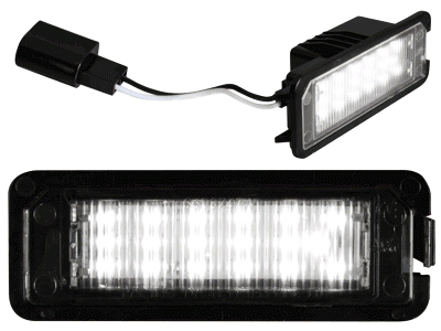LED Licenceplateplaat lightning VW Golf IV, Golf V, Lupo 99-06, Ne