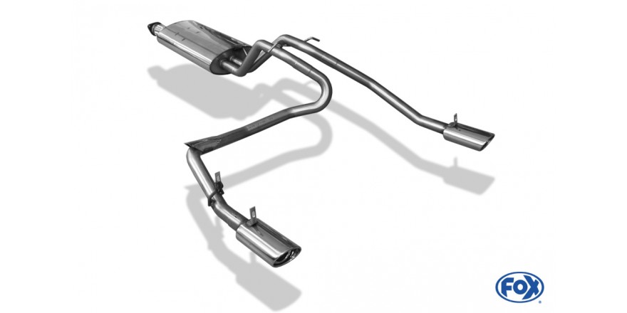 Jeep Grand Cherokee Typ WH Einddemper Uitgang rechts/links - 140
