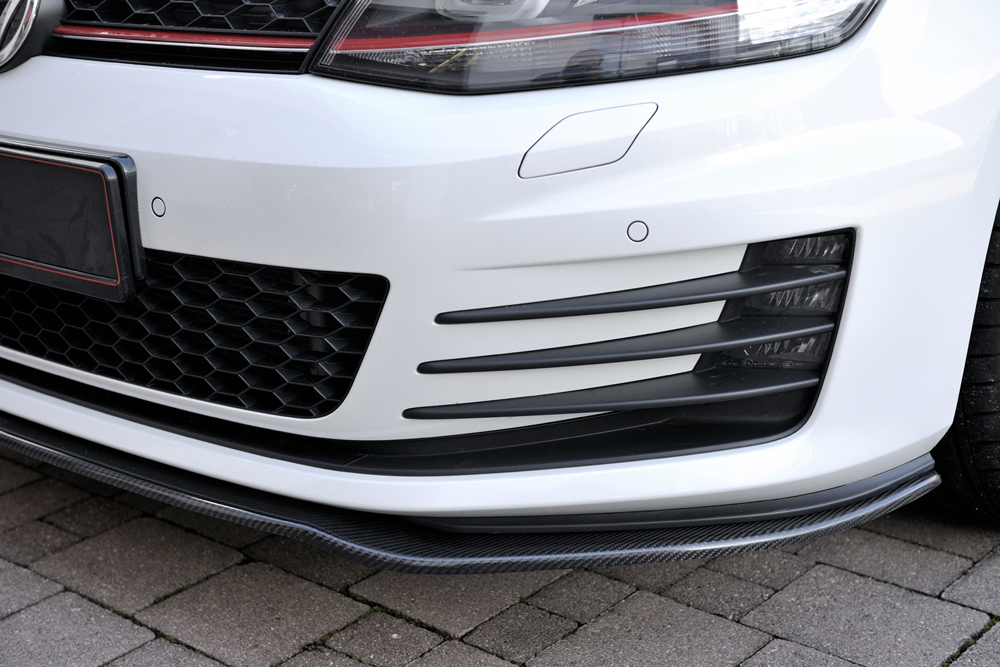 Voorspoiler VW Golf VII GTI>GTD Echt Carbon