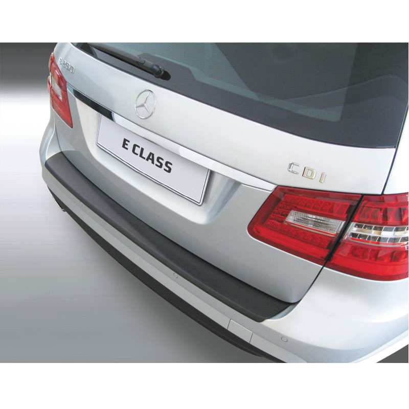 ABS Achterbumper beschermlijst  Mercedes E-Klasse W212 Kombi 2009-2013 Zwart
