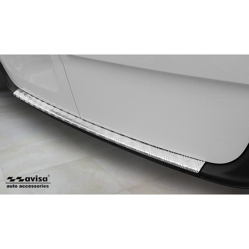 Aluminium Achterbumperprotector  Mercedes Sprinter III 2018- 'Riffled plate'