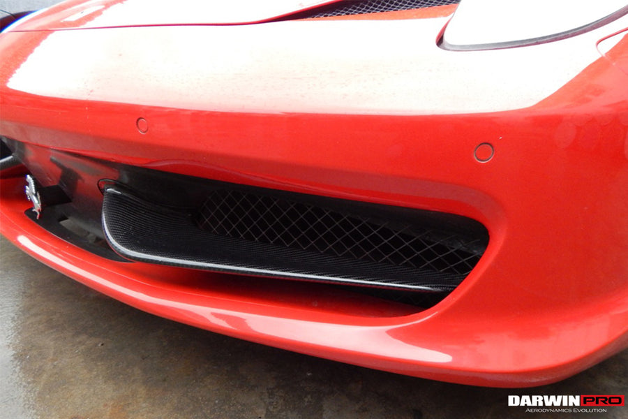 Ferrari 458 Coupe/Spyder Carbon Fiber Front Canards 2010-2015