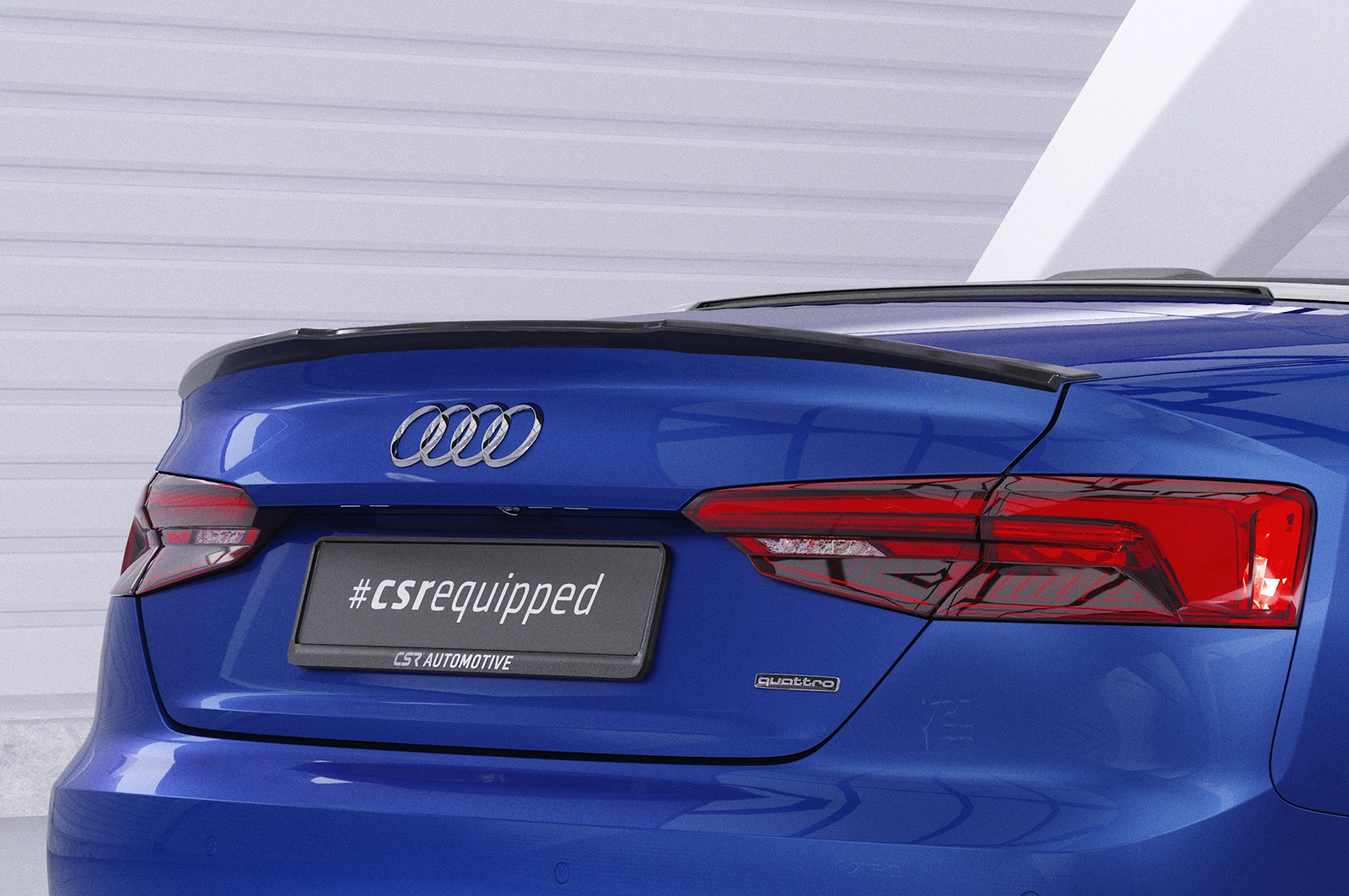 Achterspoiler Audi A5 / S5 / RS5 (F5) glans zwart