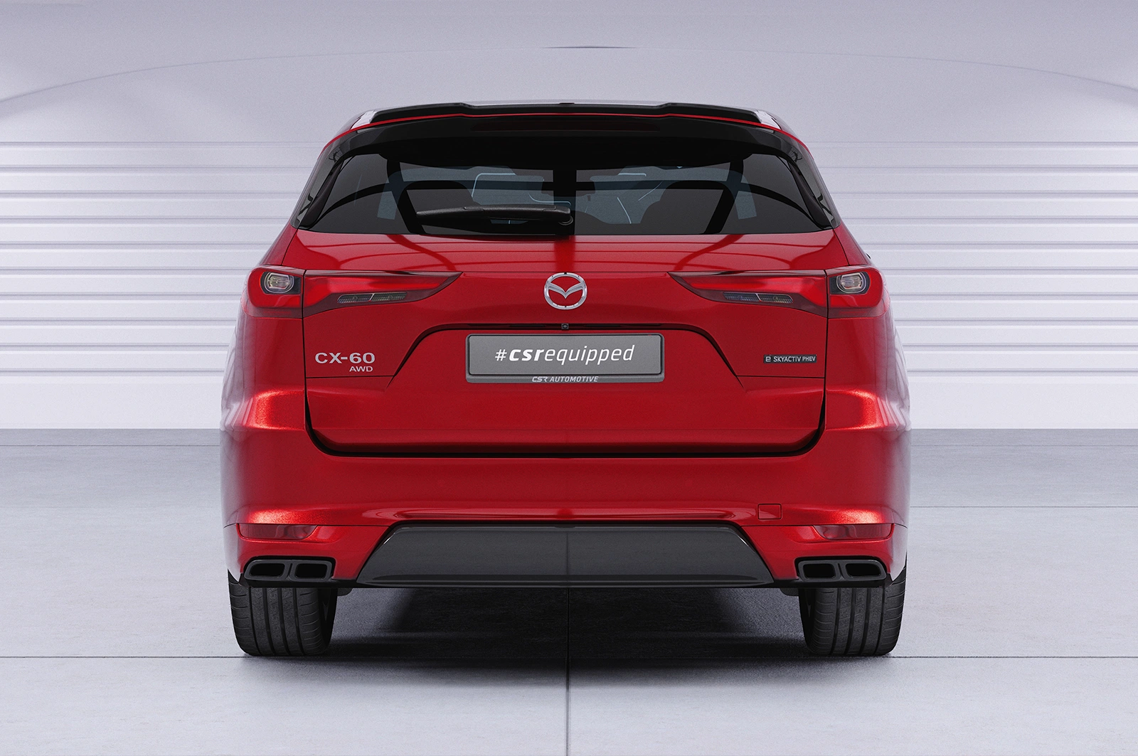 Achterspoiler Mazda CX-60 glans zwart