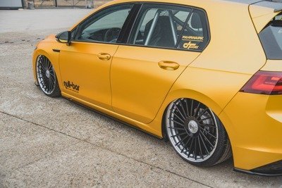 Zijskirts Volkswagen Golf 8 Glans Zwart