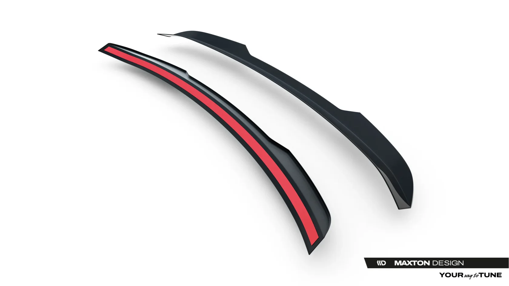 Lage spoiler Cap Alfa Romeo Junior Mk1 Maxton Glans Zwart
