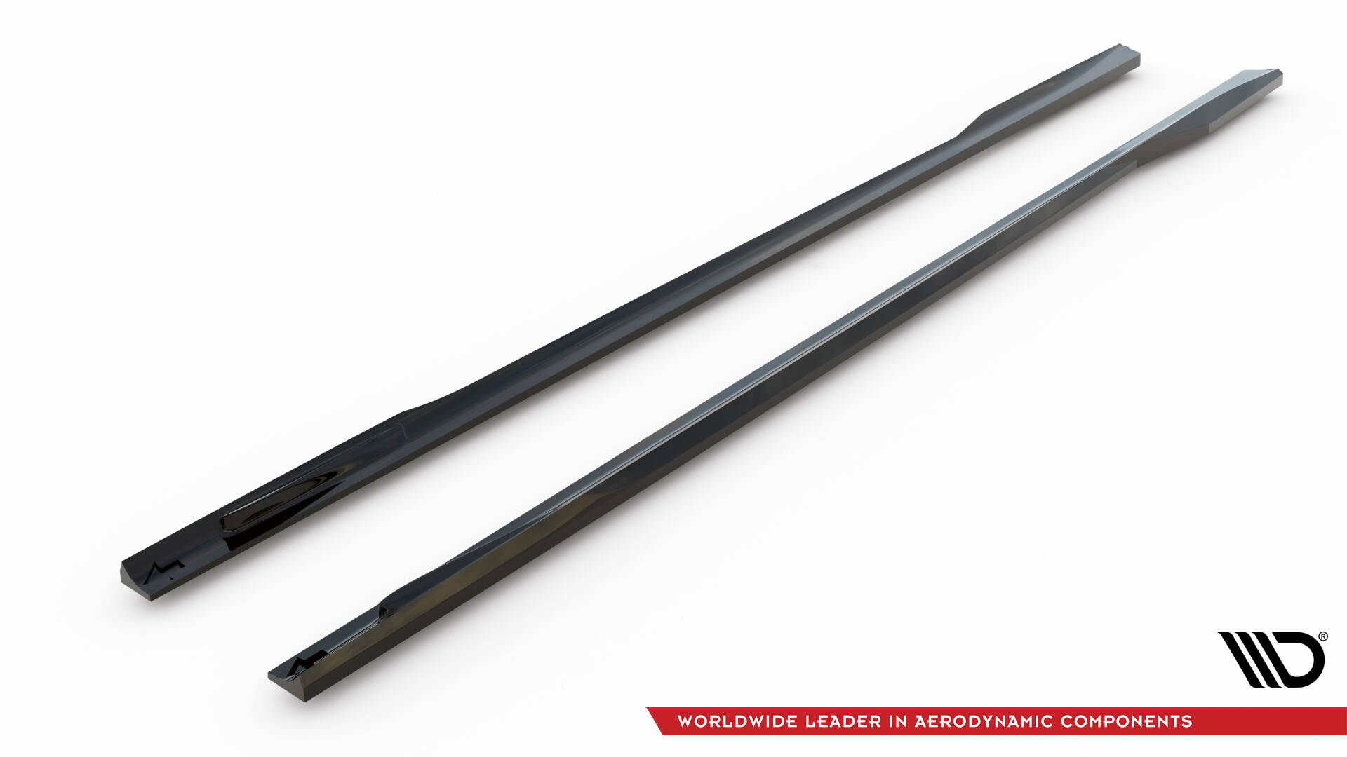 Zijskirts BMW 4 Coupe / Cabrio G22 / G23 Maxton Glanzend zwart